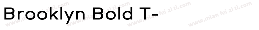 Brooklyn Bold T字体转换